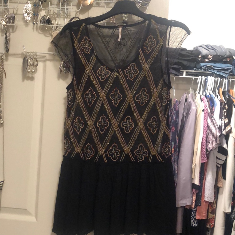 Sheer tank shirt